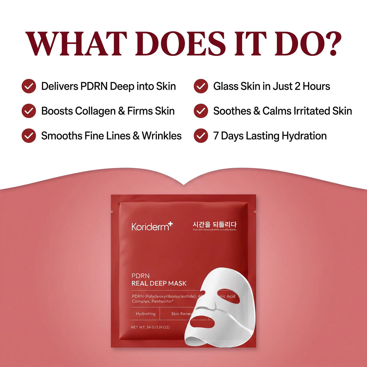 PDRN Deep Mask (4 Masks).
